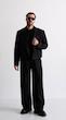 black short blazer