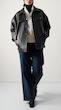black leather jacket with pockets