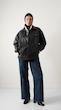 black leather jacket with pockets