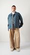 washed light blue denim jacket