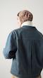 washed light blue denim jacket