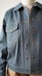 washed light blue denim jacket