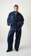 dark blue denim jacket
