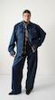 dark blue denim jacket