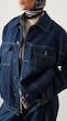 dark blue denim jacket