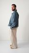 washed light blue denim jacket