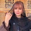 شال تور مشکی نگین نقره ای 