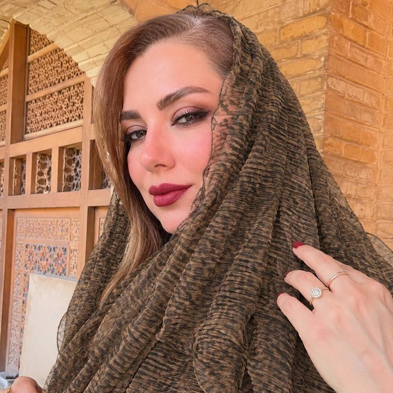 شال حریر شنی پلنگی دور موجی (وارداتی) 