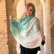 شال حریر شیفون وارداتی ترک(دو رو)