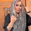 شال حریر شیفون پلنگی(وارداتی)