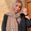 شال حریر شیفون نگین دار star (وارداتی)