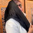 مینی اسکارف کوپرا نگینی دور دانتل 