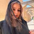 شال تور نگین مشکی دور گان 