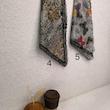 مینی اسکارف طرحدار دور دانتل سه گوش