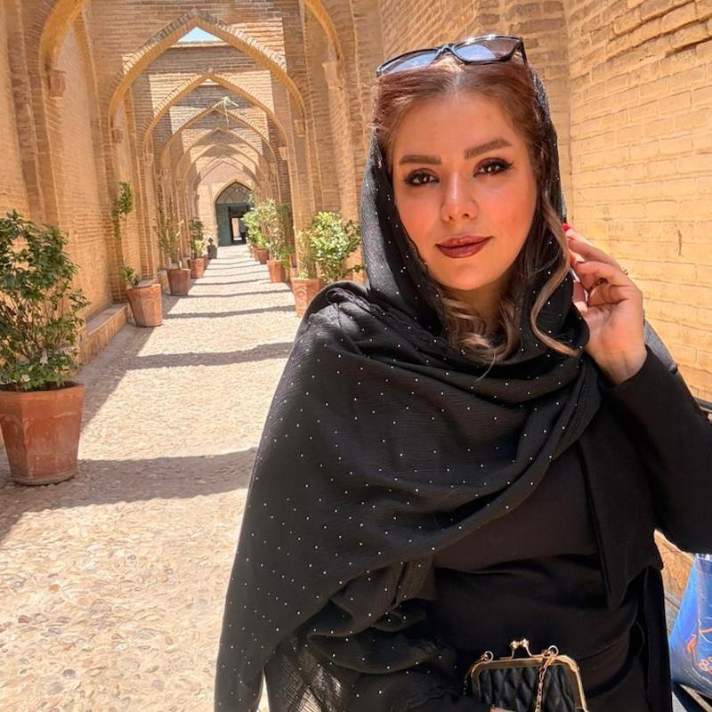 شال کریشه دور دانتل نگینی 