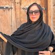 شال حریر شنی وارداتی ROSE