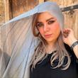 شال حریر شیشه ای وارداتی  romina 