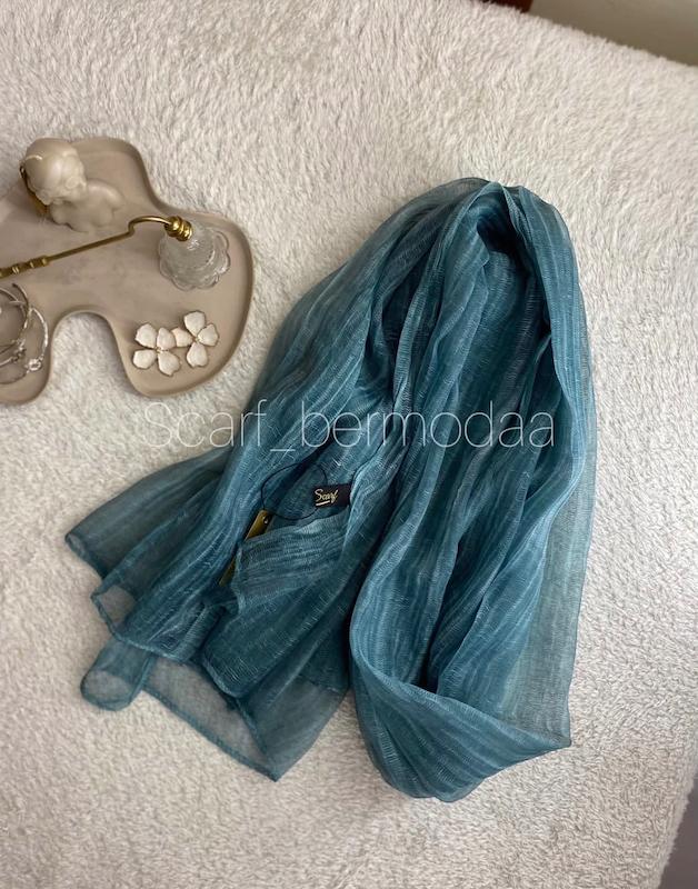 شال لینن ابریشم ✨