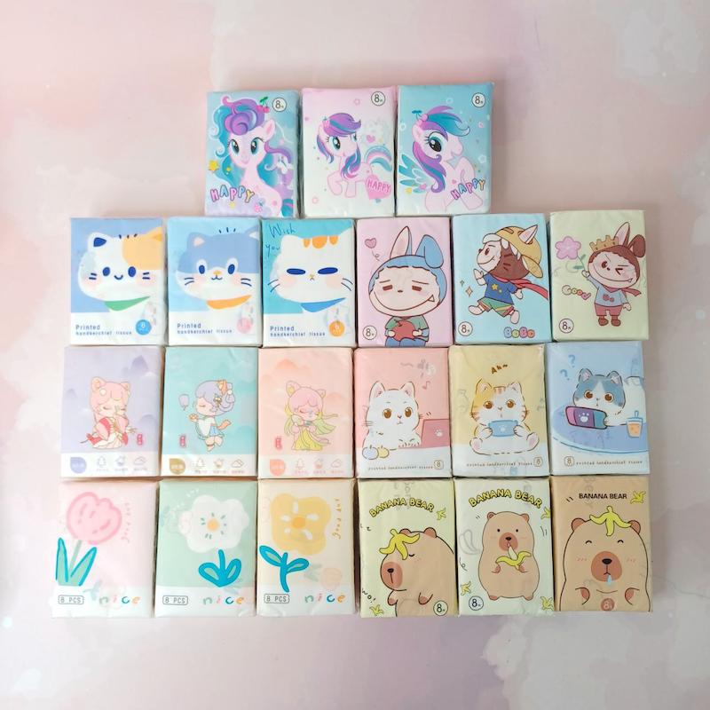 دستمال کاغذی جیبی طرحدار