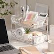 استند دوطبقه شفاف 