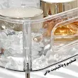 استند دوطبقه شفاف 