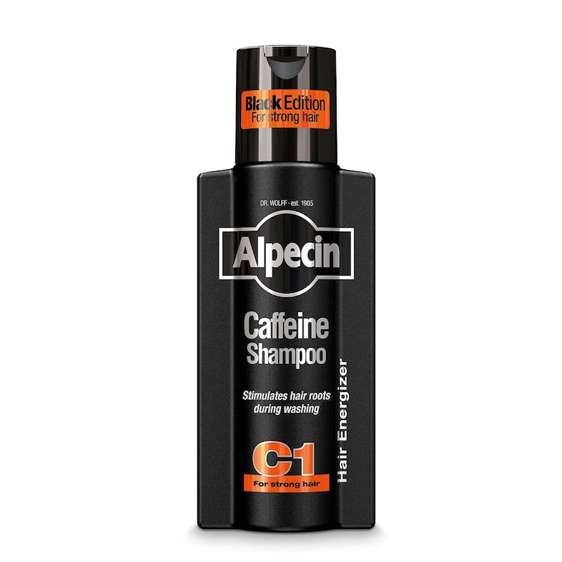 شامپو کافئین C1 Black Edition تقویت‌ کننده و ضد ریزش مو آلپسین مخصوص موهای کم‌ حجم و نازک / Alpecin
