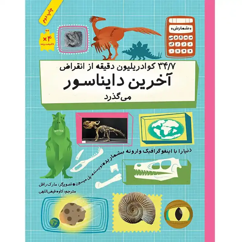 کتاب ۳۴٫۷ کوادریلیون دقیقه از انقراض آخرین دایناسور می‌گذرد | پل میسون | نشر فاطمی