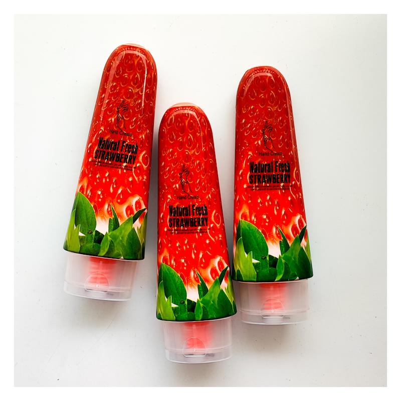 کرم دست توت فرنگی FASMC COSMETICS 