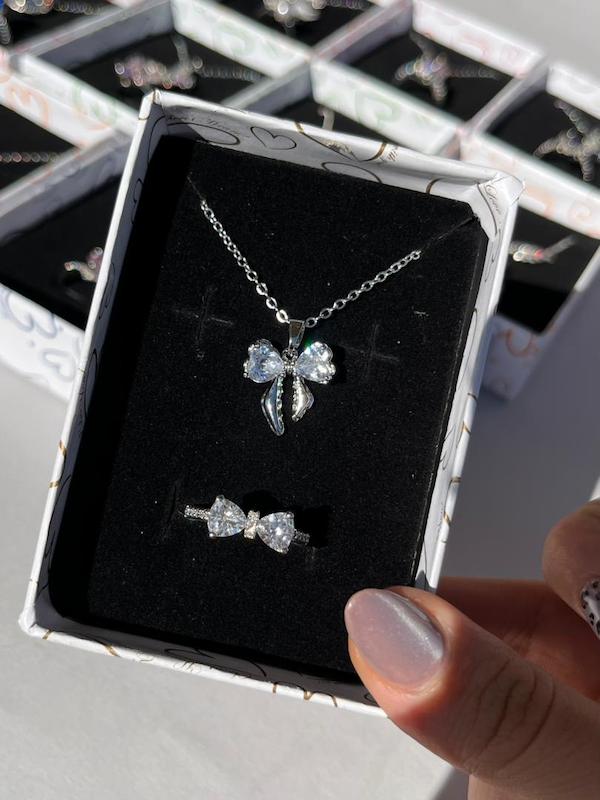 ست پاپیون سفید