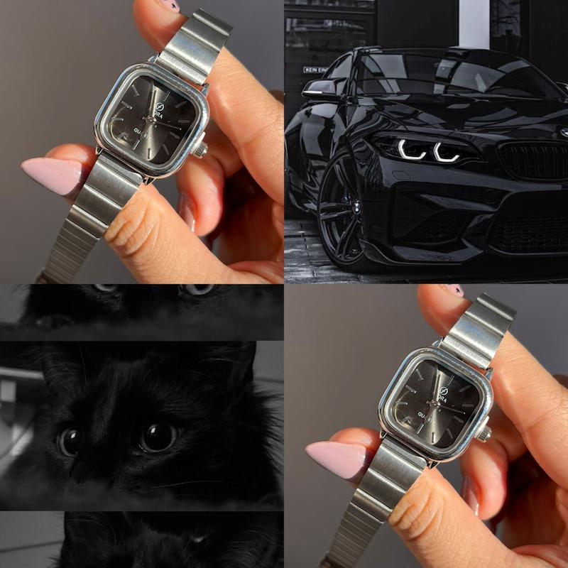 ساعت نوک مدادی استیل