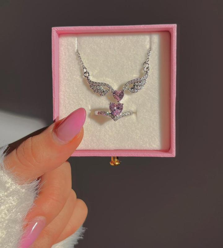 ست بال فرشته صورتی