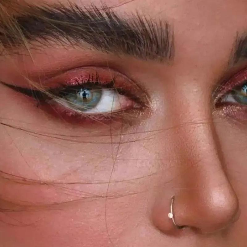 پیرسینگ فیک بینی نگینی 