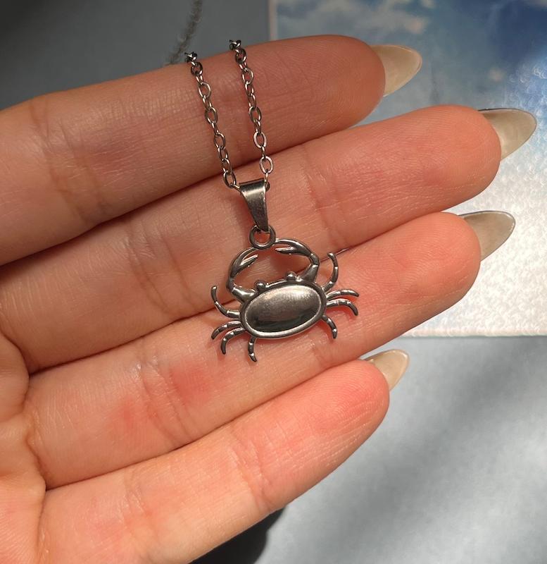 گردنبند خرچنگ استیل