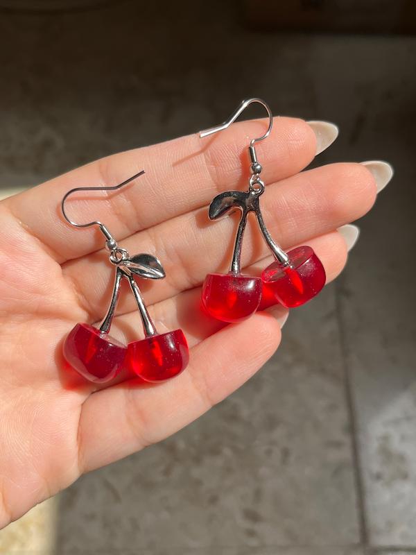 گوشواره گیلاس چری