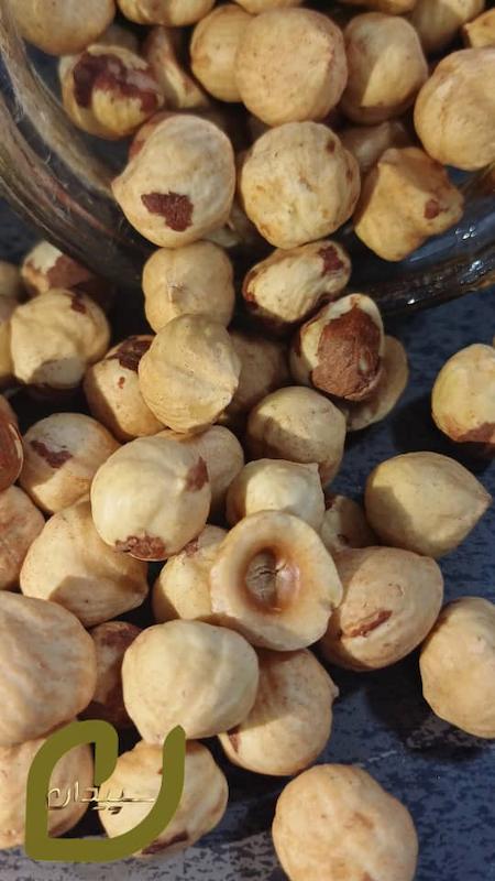 مغز فندق ایرانی برشته   