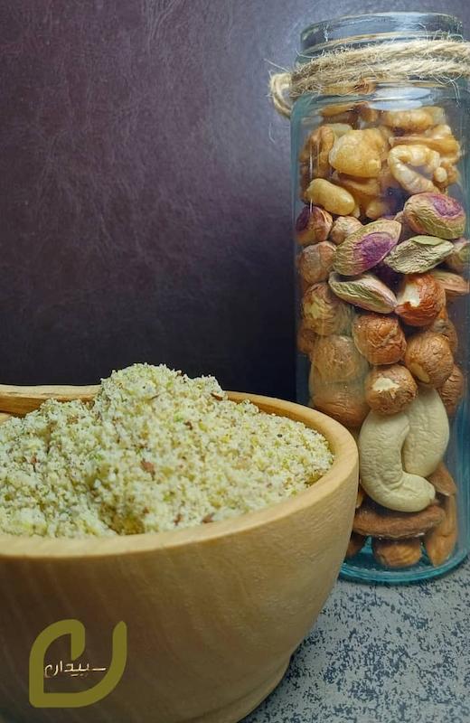 پودر پنج مغزخالص سپیدان/ Five Nuts sepidan Powder 