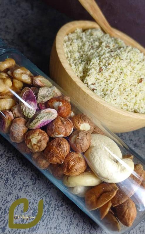 پودر پنج مغزخالص سپیدان/ Five Nuts sepidan Powder 