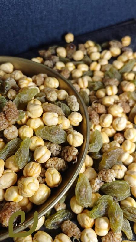 نخودچی،کشمش سبز،توت خشک سپیدان 