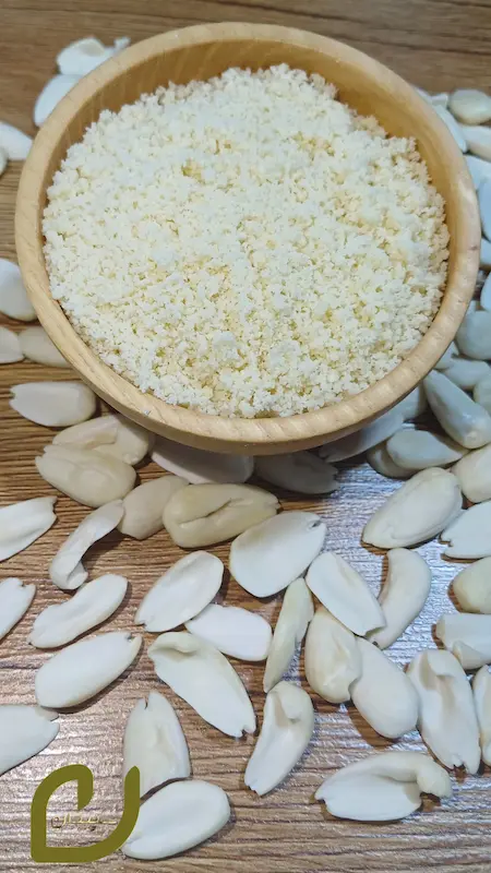 پودر بادام درختی (دو پوست )سپیدان /آرد بادام درختی /almond flour
