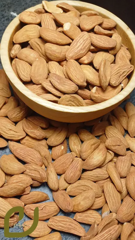 مغز بادام ایرانی سپیدان برشته (شاهرودی) /Roasted almond kernels