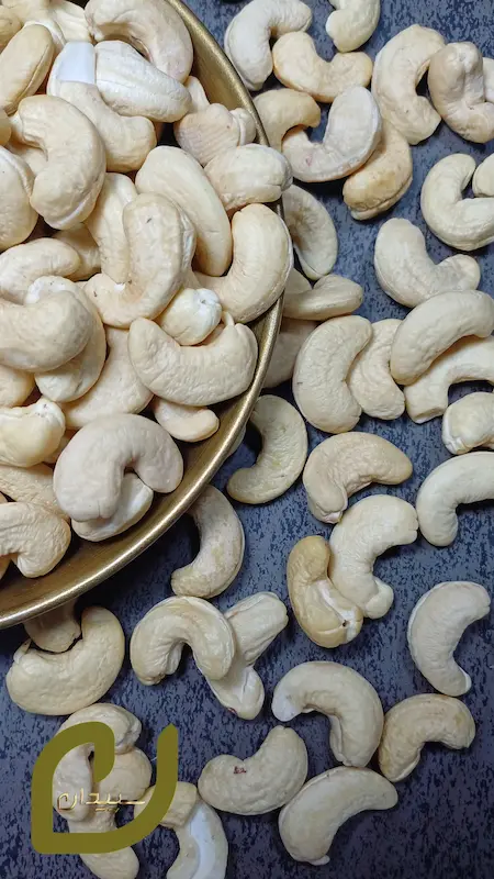 مغز بادام هندی خام سایز 240 سپیدان/Raw cashew nuts