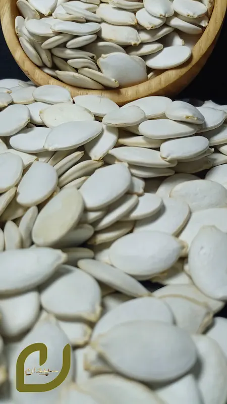 تخمه کدو مرمری خام سپیدان / Pumpkin Seeds