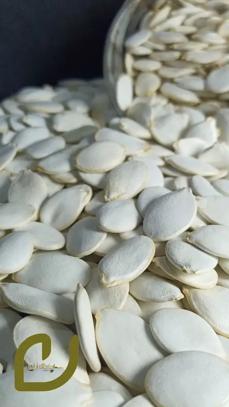 تخمه کدو مرمری خام سپیدان / Pumpkin Seeds