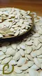 تخمه کدو گوشتی خام/Raw pumpkin seeds