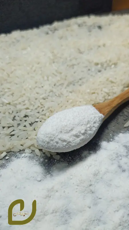 آرد برنج نیم دانه ایرانی سپیدان /Rice Flour