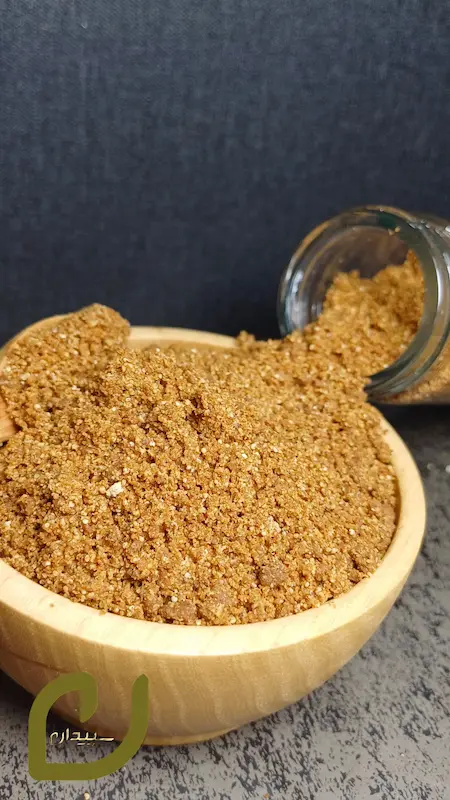 قاووت خشخاش رژیمی سپیدان(شیرین شده با توت خشک)