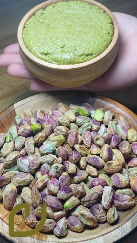 کره پسته خالص سپیدان/Pistachio butter