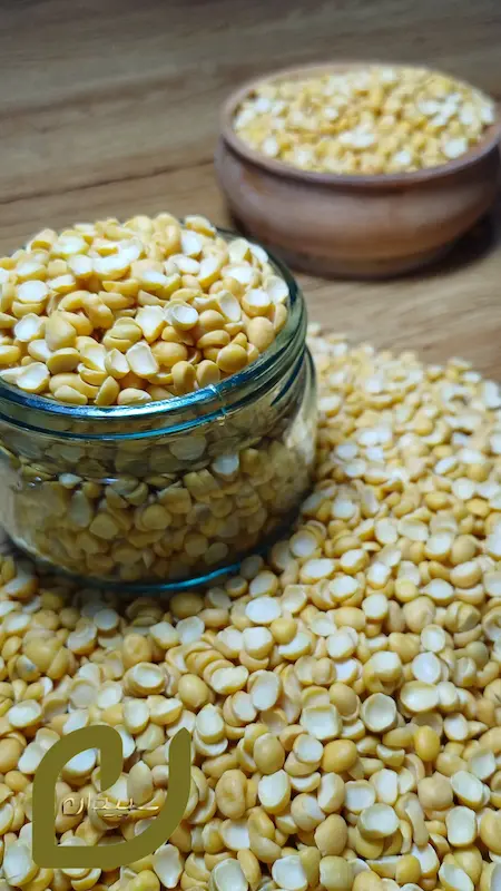 لپه ، split chickpeas