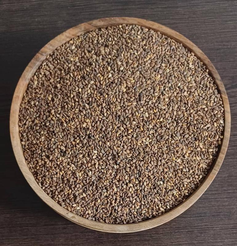 کنجد قهوه‌ای برشته ایرانی 