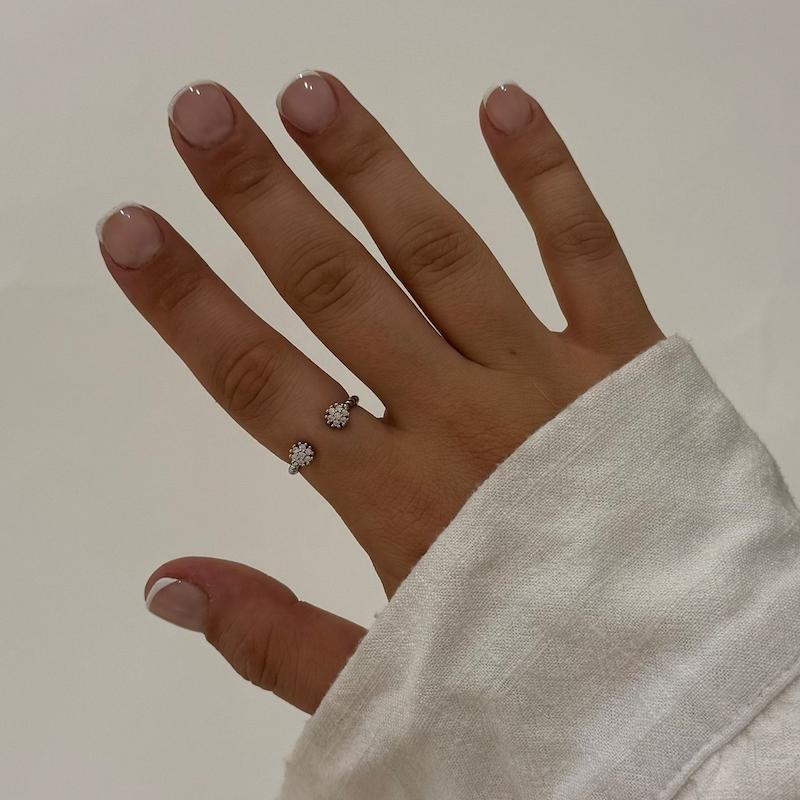 انگشتر دو سر نگین